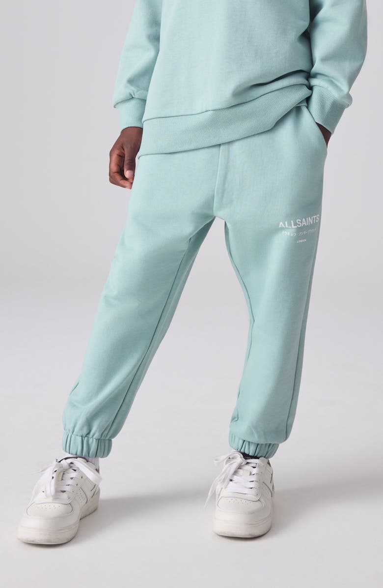 smALLSAINTS by ALLSAINTS Kids' Underground Logo Cotton Joggers, Alternate, color, 