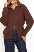 Petal & Pup Miffy Rib Zip-Up Cardigan