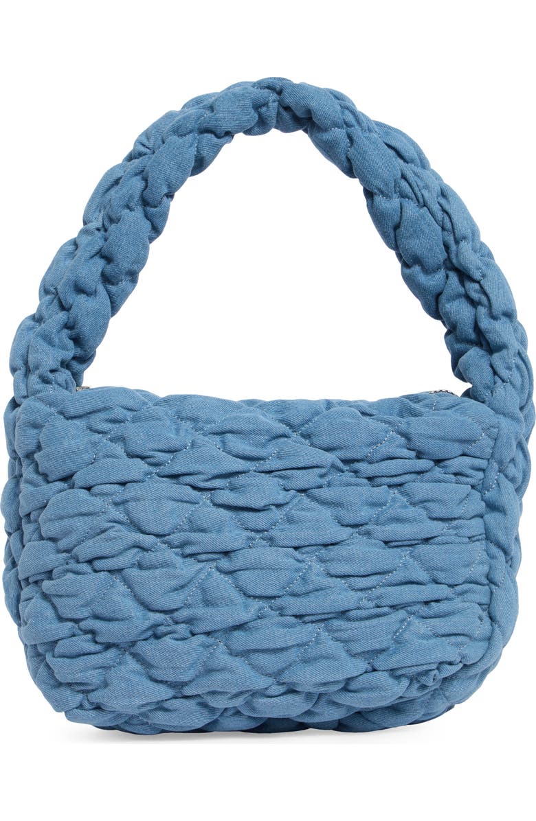 Lucky Brand Joan Quilted Shoulder Bag, Main, color, Blue