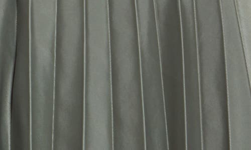 Sacai Pleated Midi Skirt In Khaki 501