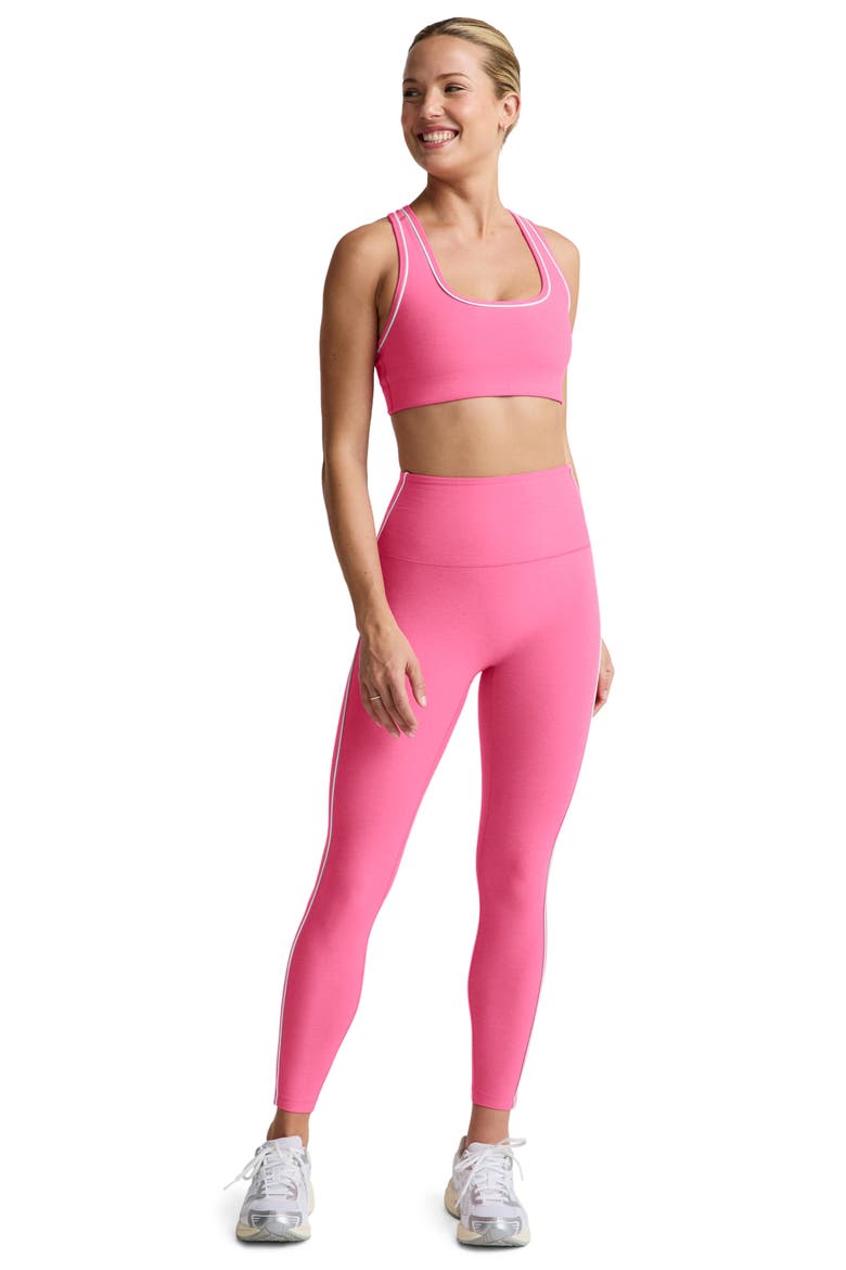 Space Dye Racerback Sports Bra, Alternate, color, LUSCIOUS PINK HEATHER
