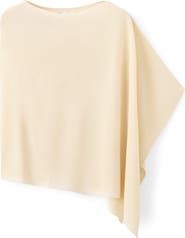 MANGO Raul Asymmetrical Hem Knit Cape
