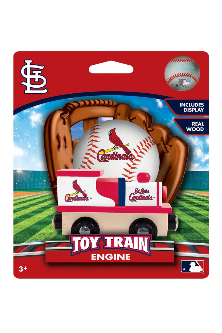 St. Louis Cardinals Toy Train Engine, Alternate, color, Multicolor