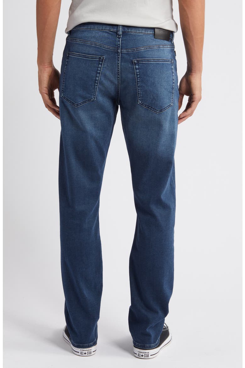 Russell DL Ultimate Knit Slim Straight Jeans, Alternate, color, CHESEAPEAKE