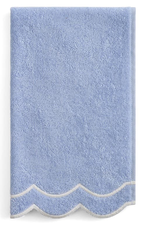 Peri Home Scallop Hand Towel In Blue