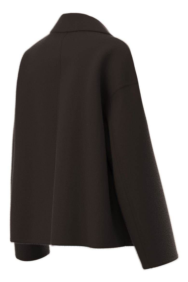 Flipper Notched Lapel Jacket, Alternate, color, DARK BROWN