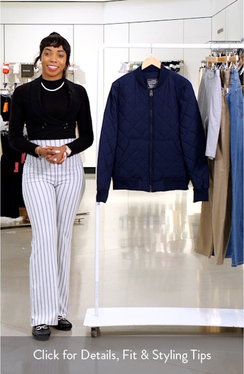 Quilted Bomber Jacket, sales video thumbnail