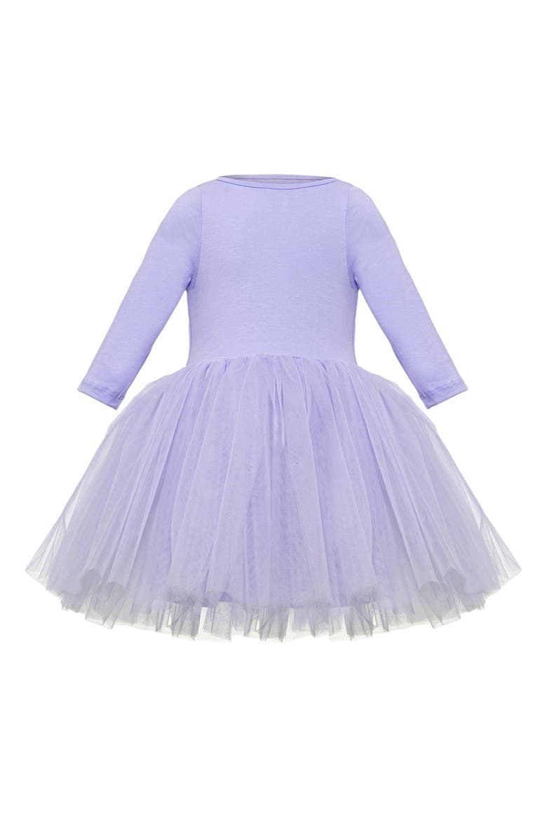 Cloud Tulle Dress Set, Alternate, color, Purple Bloom