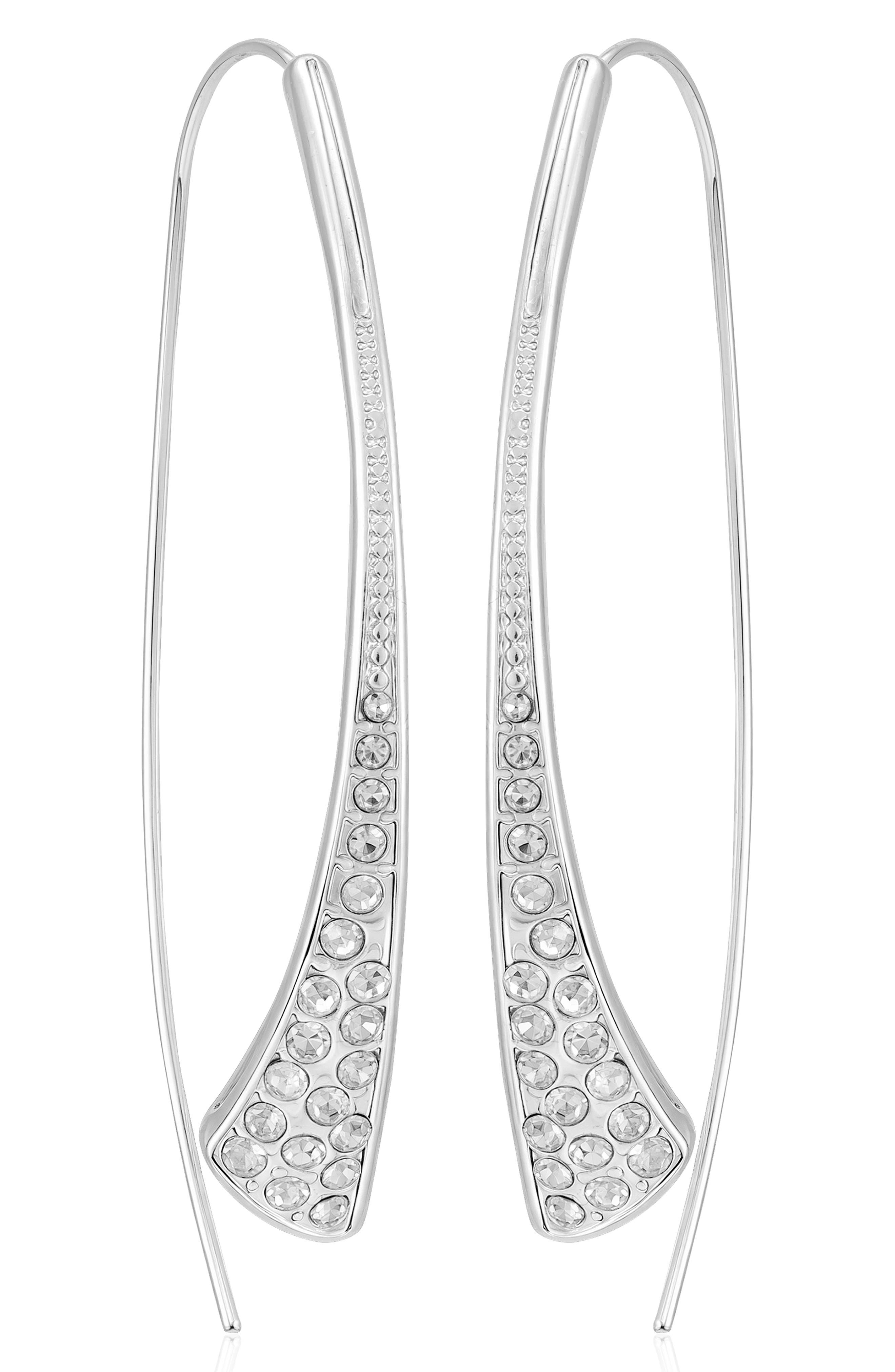 Crystal Threader Earrings