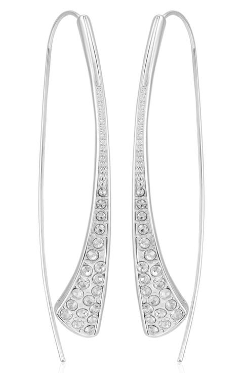 Crystal Threader Earrings