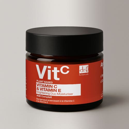 Dr. Botanicals Dr Botanicals Vitamin C 1% & Vitamin E Brightening Duo Moisturiser 60ml In White