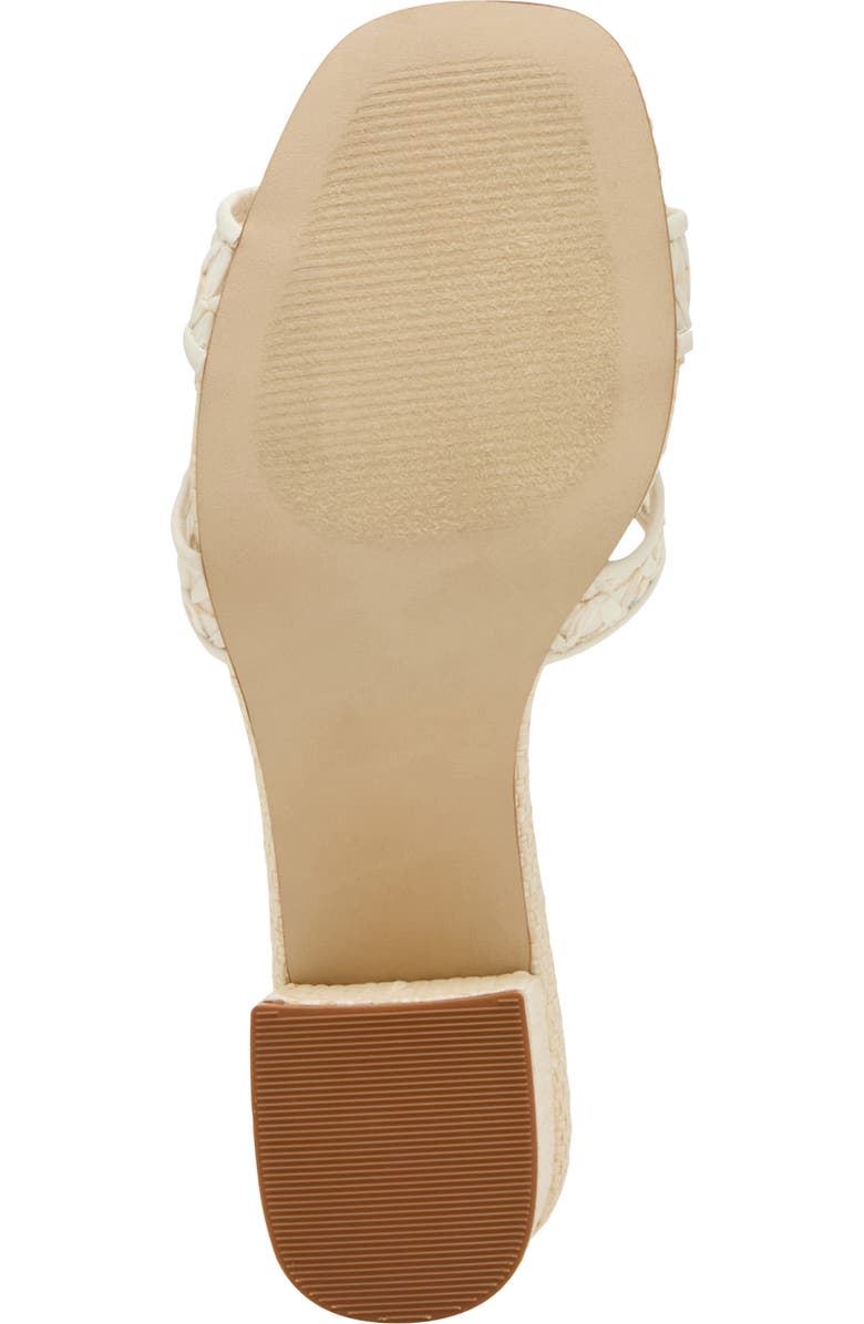 Steve Madden Hydie Block Heel Sandal, Alternate, color, Bone Raffia