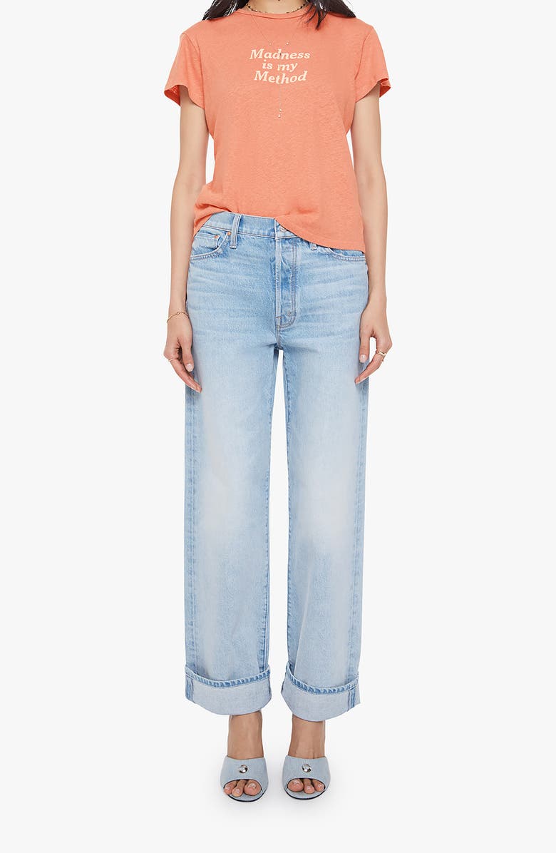 MOTHER The Sinful Short Sleeve Graphic T-Shirt, Alternate, color, Madness Is My Method