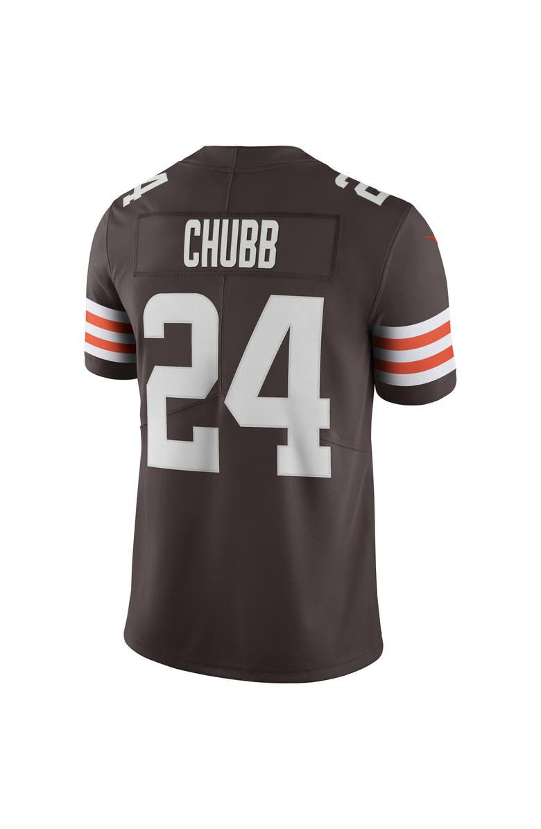 Nike Men's Nike Nick Chubb Brown Cleveland Browns Vapor Limited Jersey, Alternate, color, 
