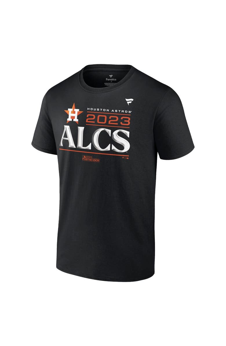 FANATICS Men's Fanatics Branded  Black Houston Astros 2023 Division Series Winner Locker Room T-Shirt, Alternate, color, 