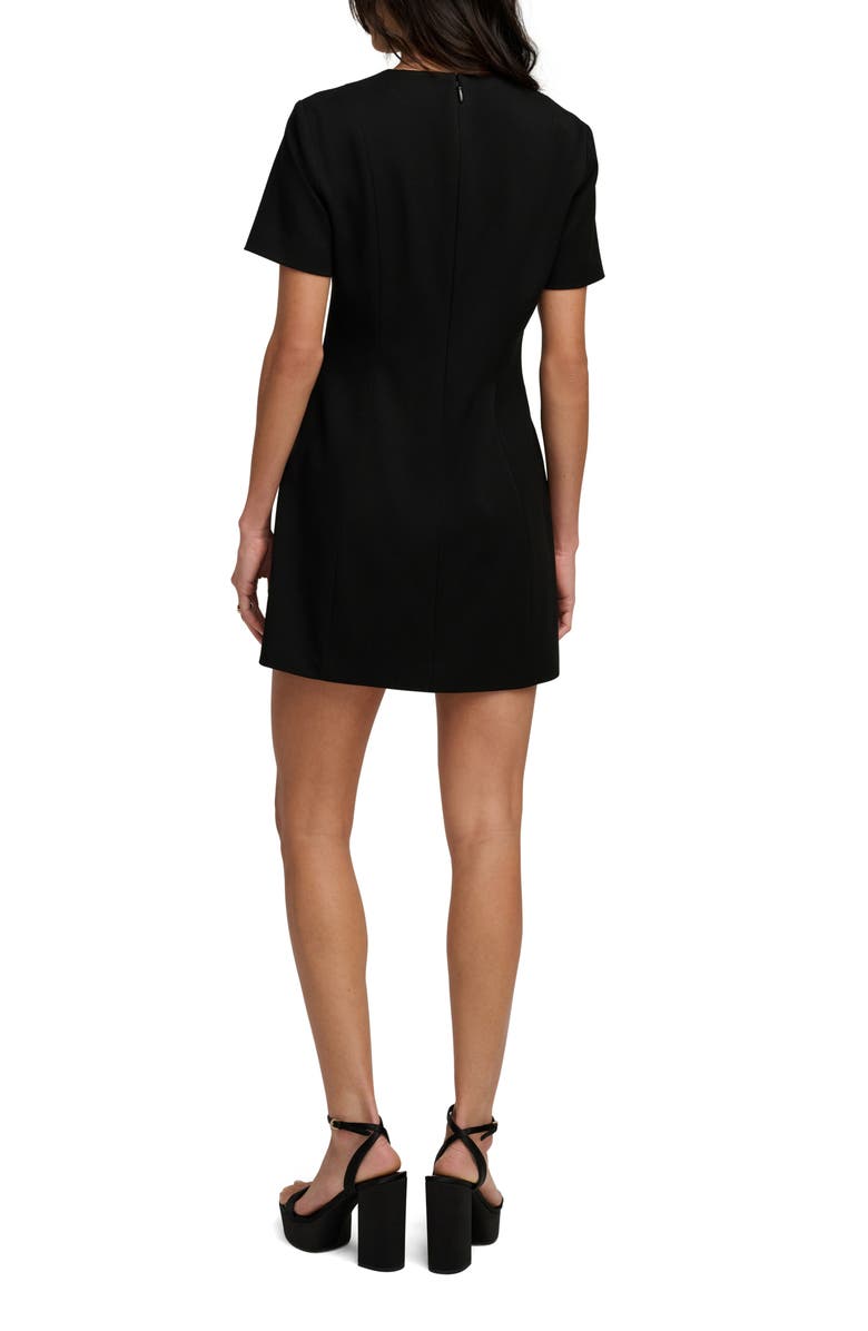 Favorite Daughter The Cherie Bow Detail Minidress, Alternate, color, Black