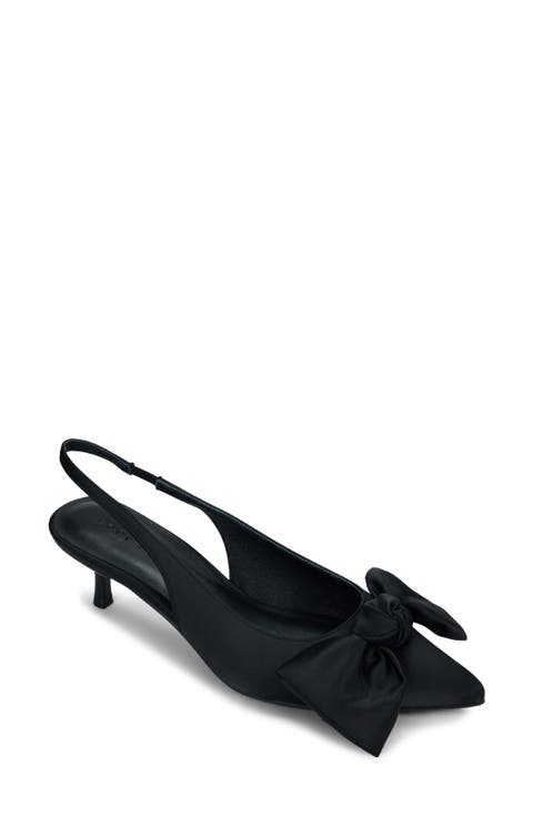 Elise Slingback Pointed Toe Kitten Heel Pump (Women)