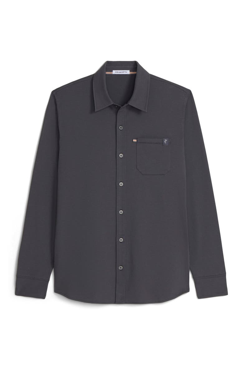 LS Hightide Shirt, Alternate, color, Asphalt