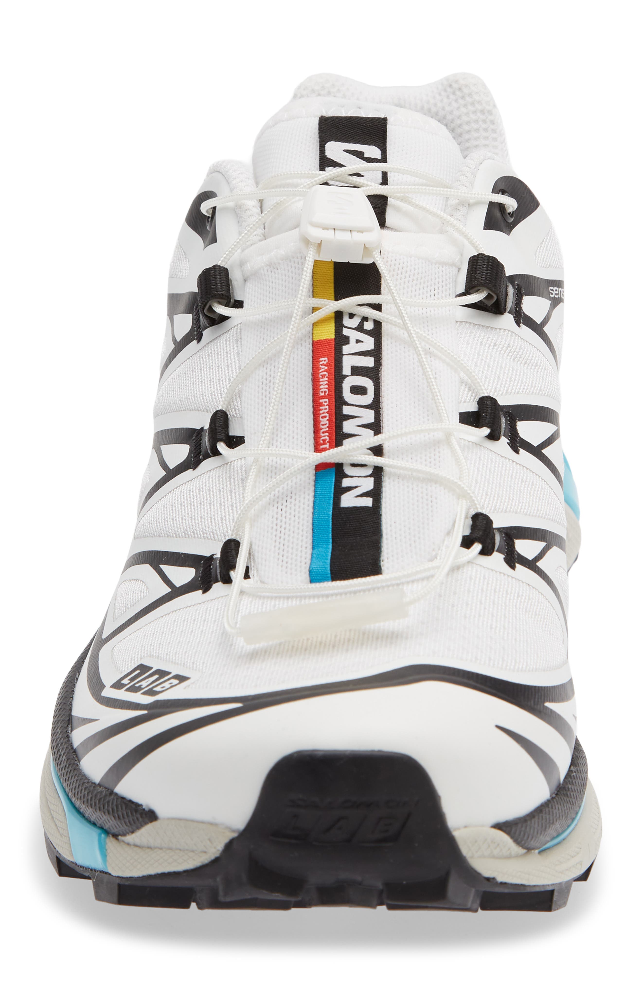 XT-6 Sneaker, Alternate, color, BLACK/ WHITE/ BLUE CURACAO