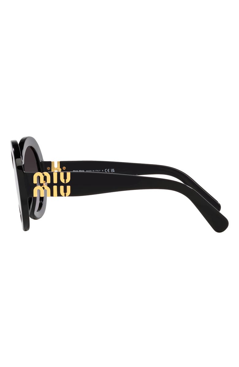 Miu Miu 55mm Round Sunglasses, Alternate, color, 