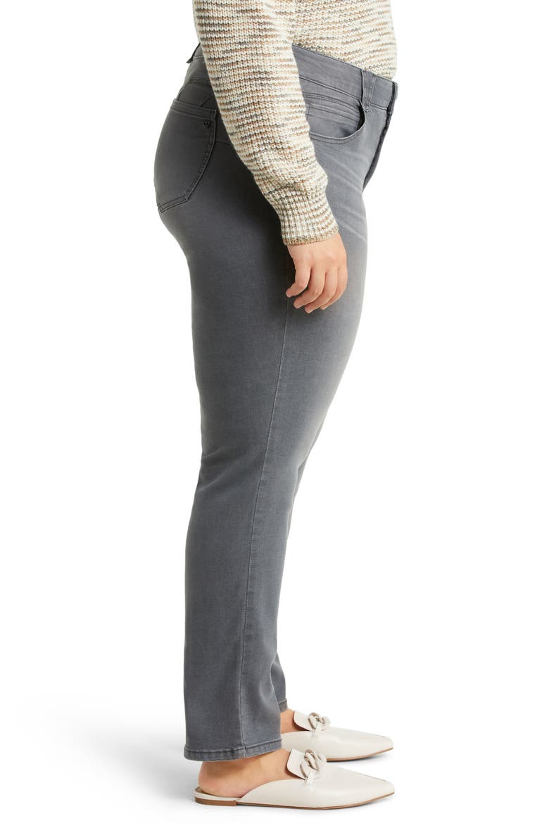 'Ab'solution Straight Leg Jeans (Nordstrom Exclusive), Alternate, color, GREY
