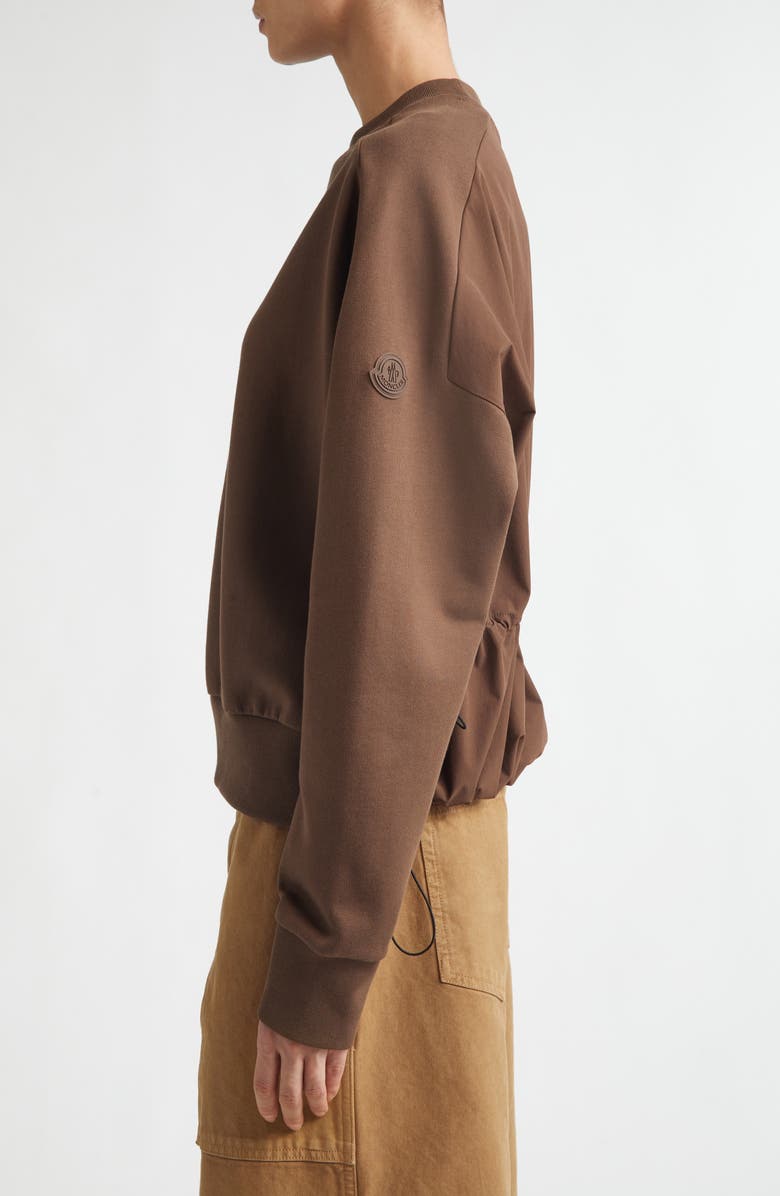 Moncler Raglan Sleeve Sweatshirt, Alternate, color, Neutral