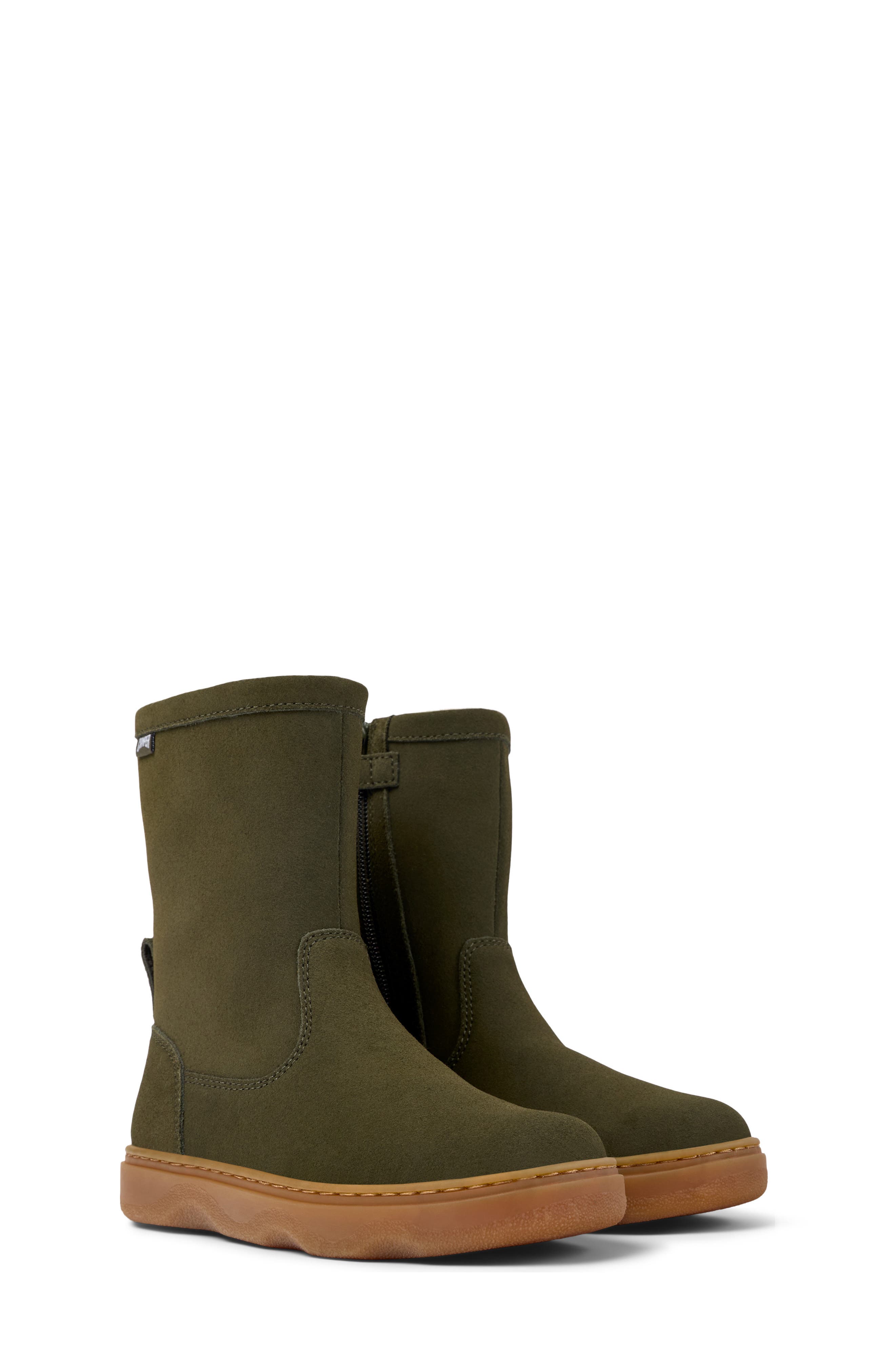 Camper Kids' Kiddo Faux Fur Lined Mid Boot