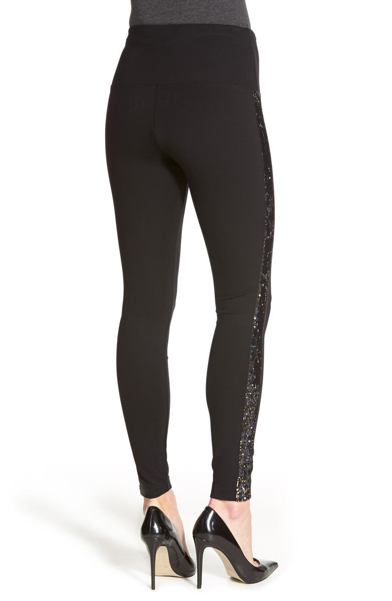 Lysse ́ Sequin Ponte Leggings, Alternate, color,