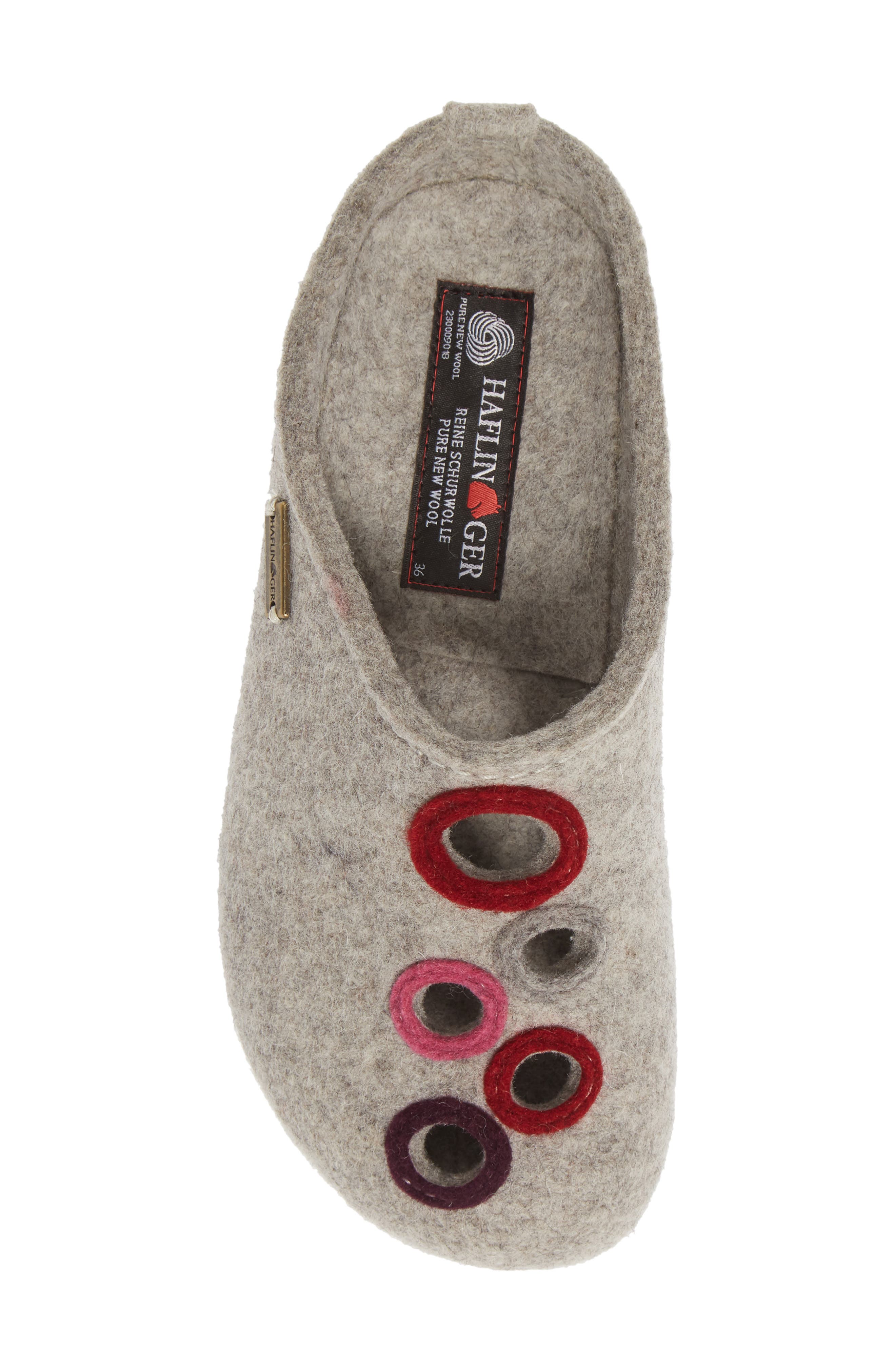 Haflinger Bubble Wool Slipper, Alternate, color, 