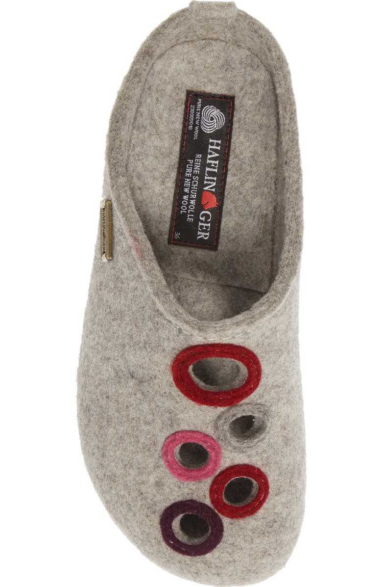 Haflinger Bubble Wool Slipper, Alternate, color,