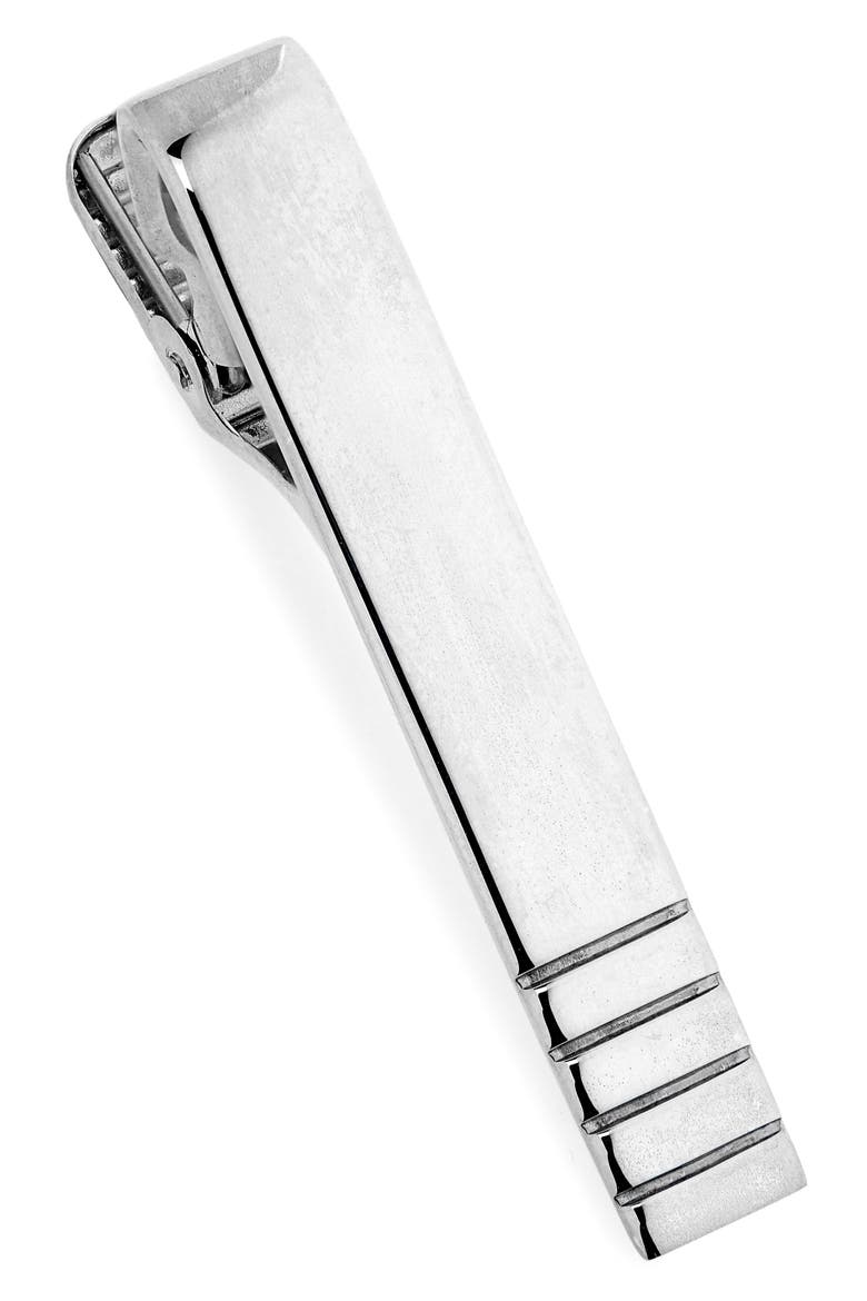 Sterling Silver Tie Bar, Main, color, SILVER