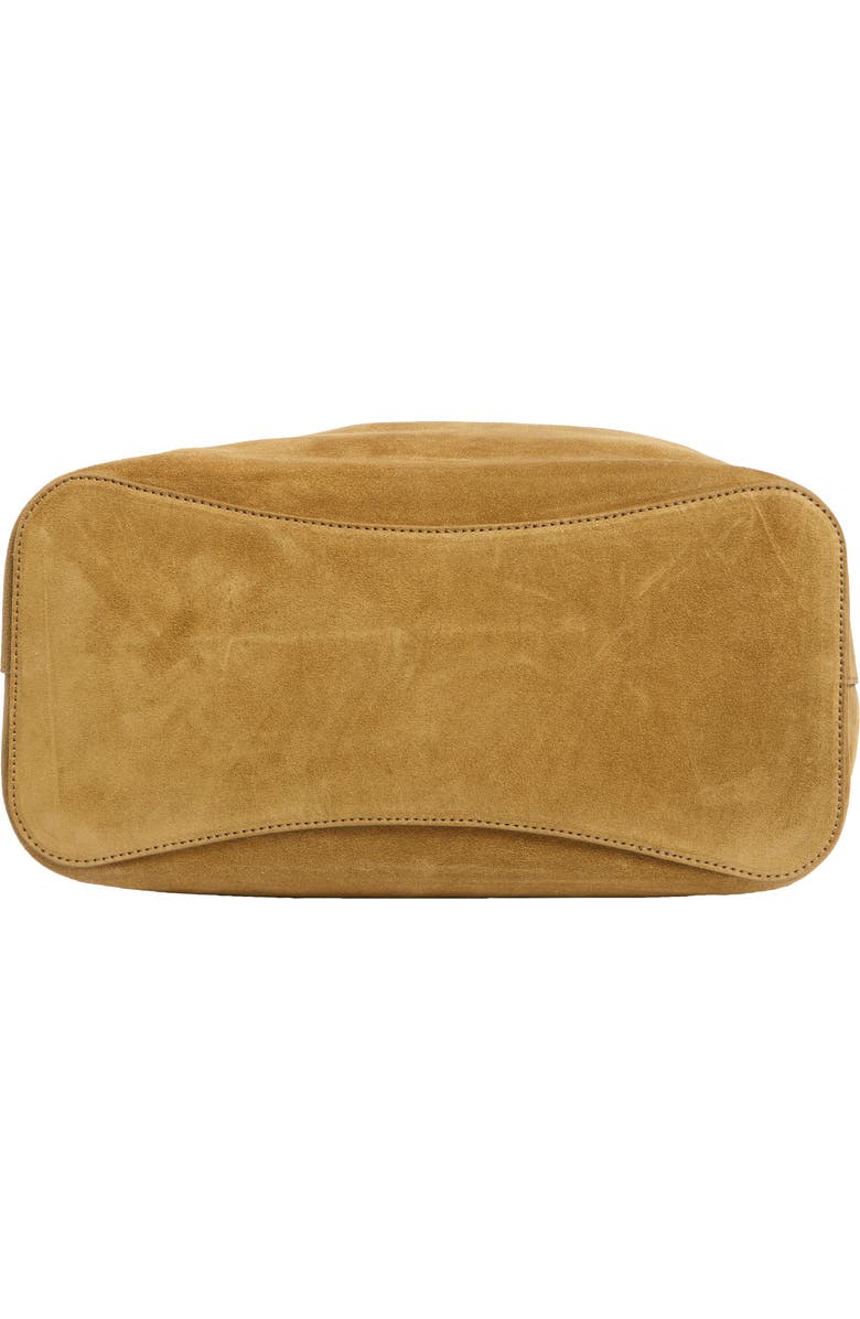 LIFFNER Charm Suede Bucket Bag, Alternate, color, Sand