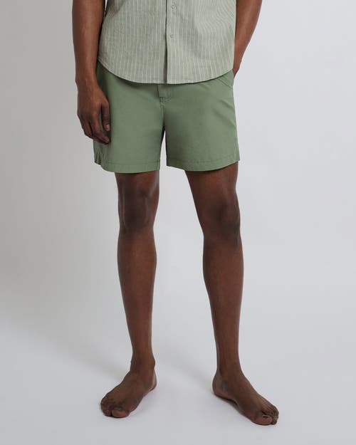 Onia Calder Buckle 5 Swim Trunk In Green
