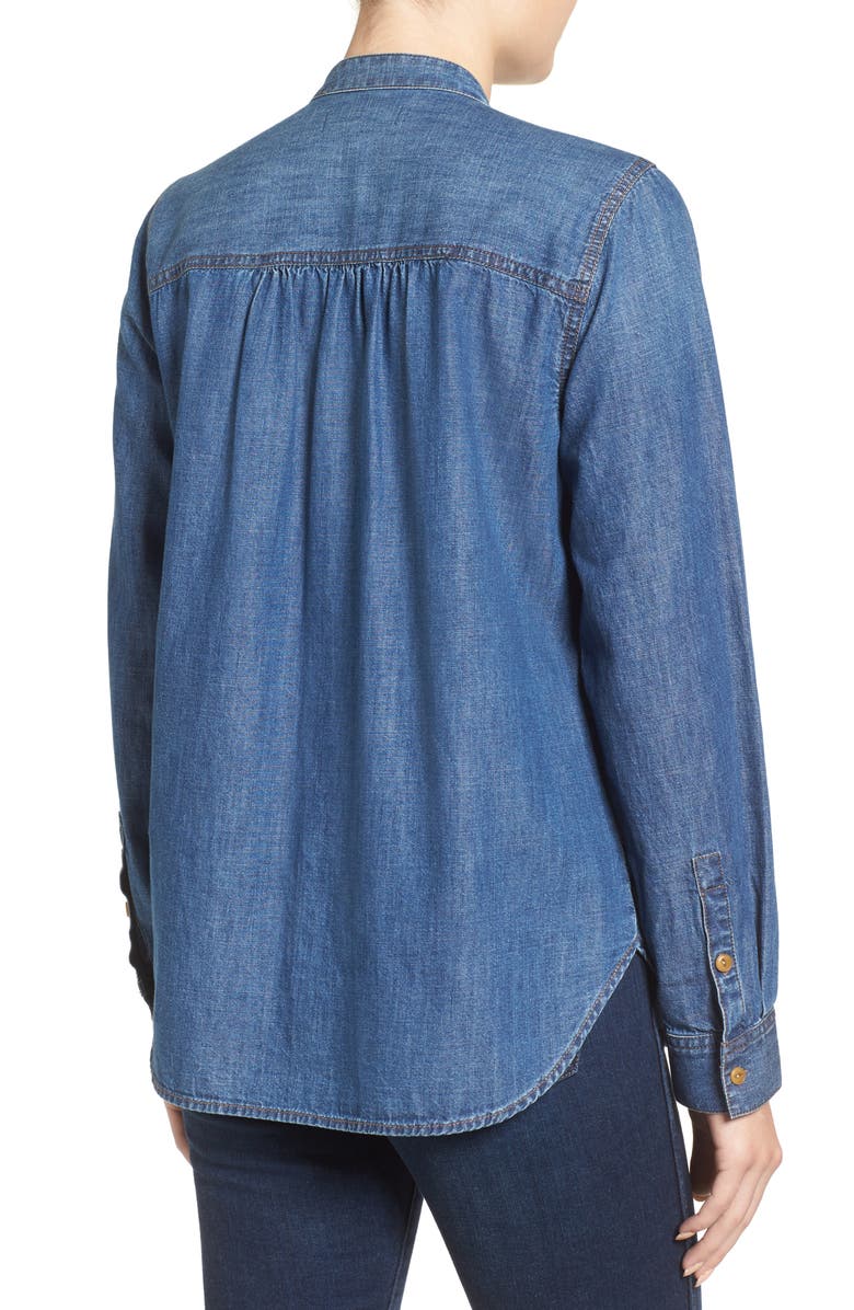 Madewell Chambray Shirt, Alternate, color, 