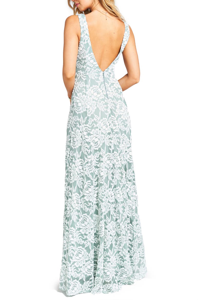 Jen Lace Dress, Alternate, color, LOVERS LACE SILVER SAGE