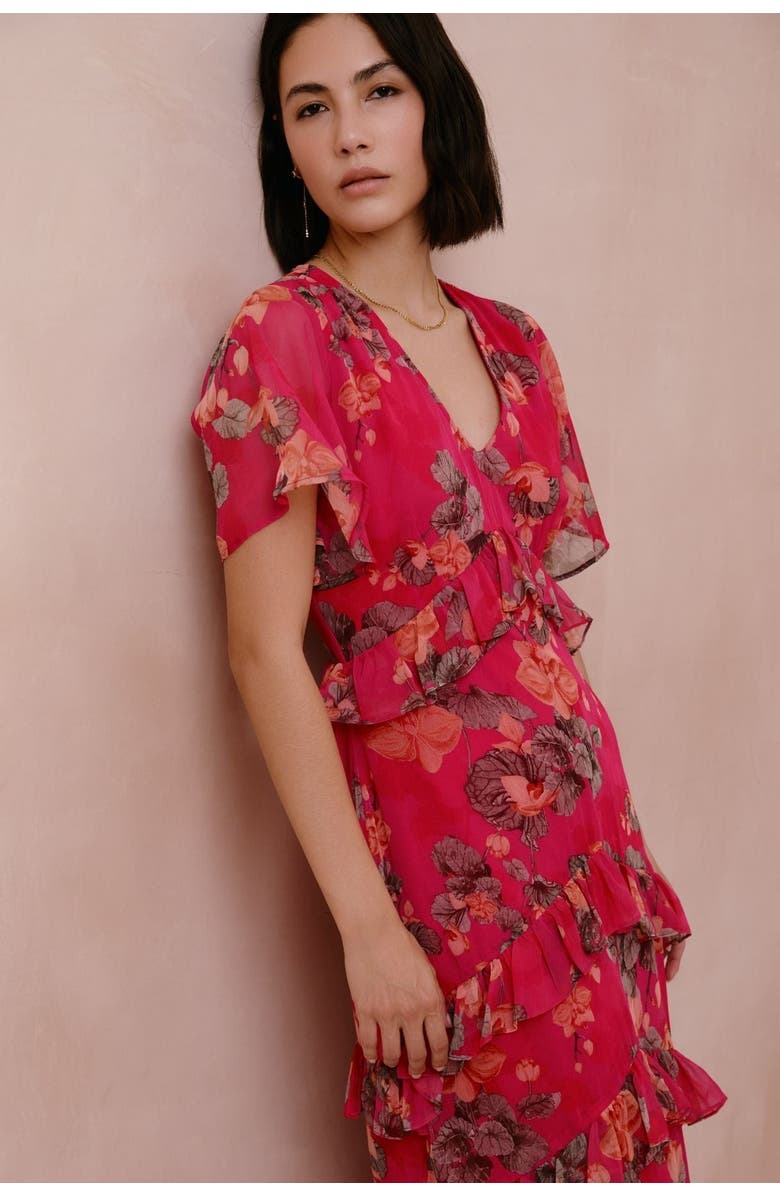 RAISHMA Estella Dress, Alternate, color, Red Floral