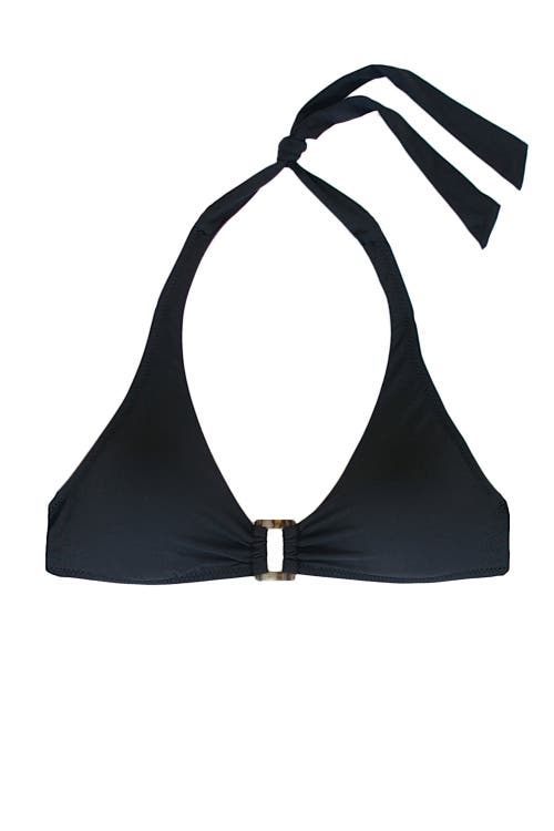 Helen Jon D/dd Tortoise Halter In Black