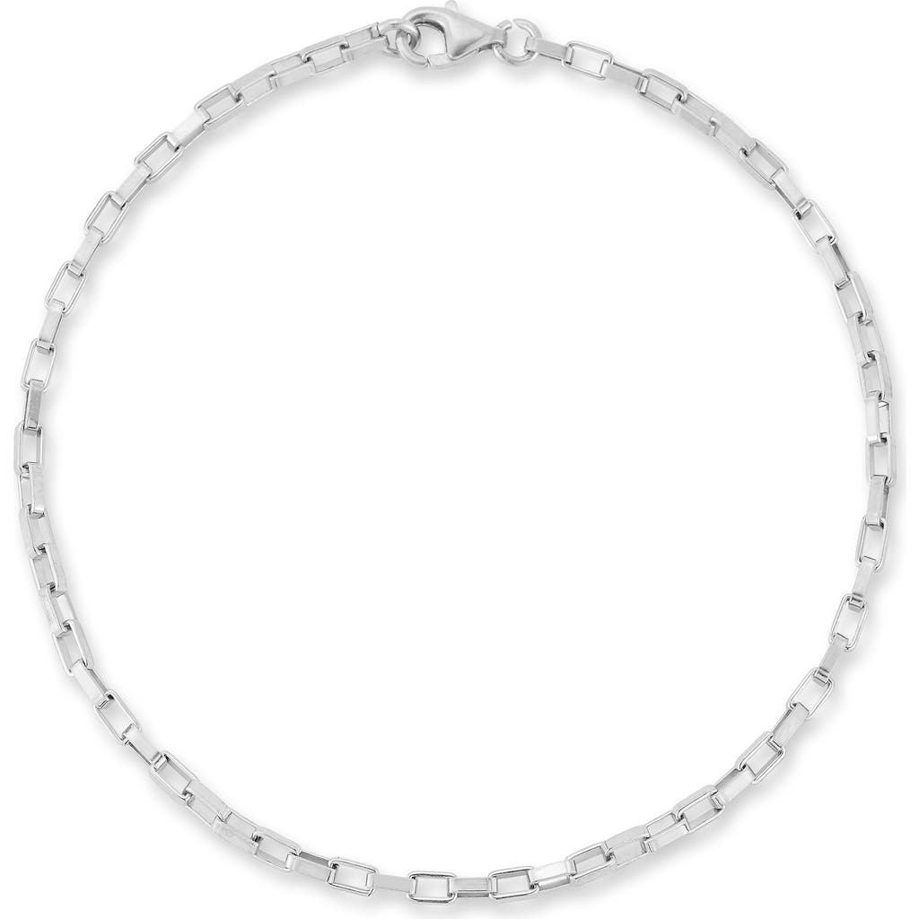 GLAZE JEWELRY Square Link Chain Bracelet in Silver at Nordstrom Rack