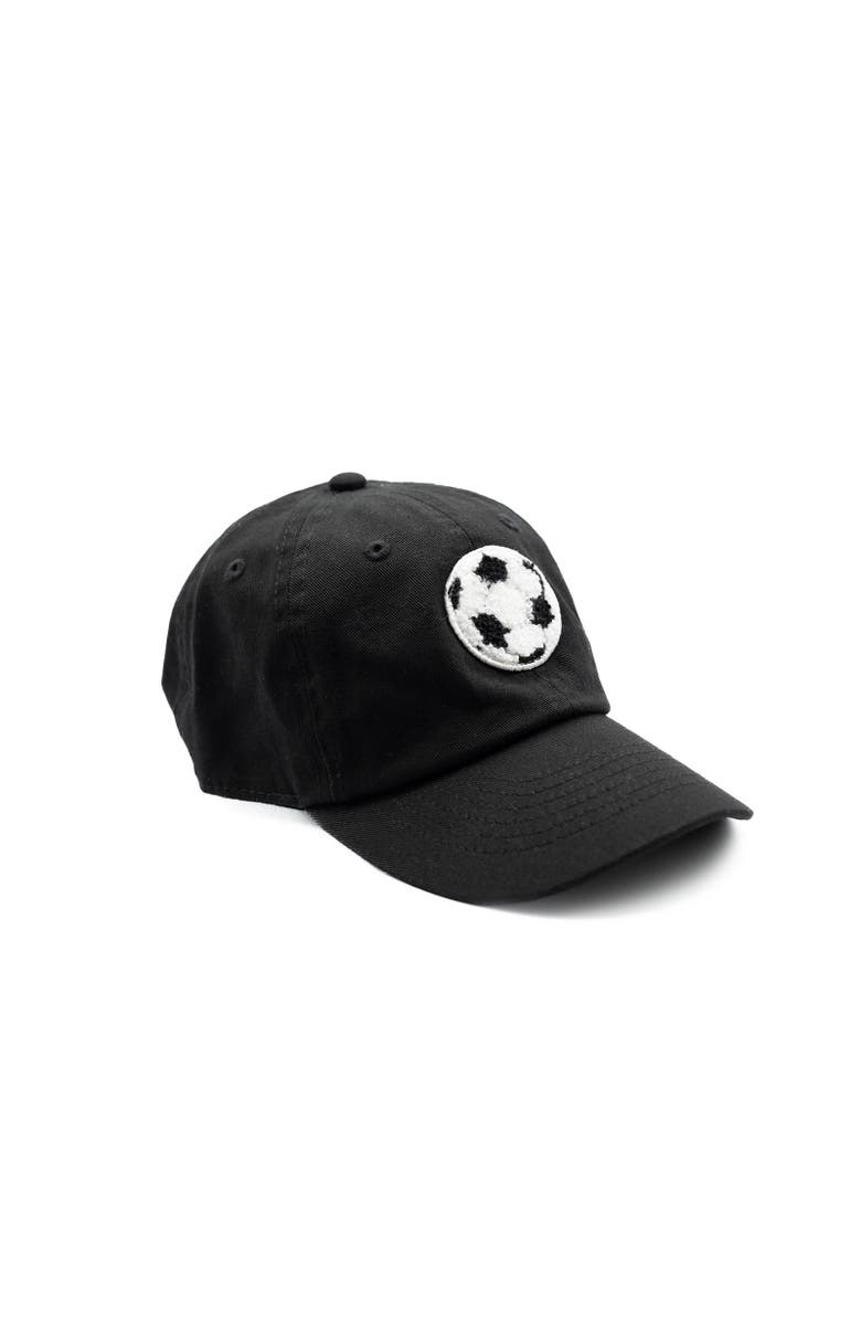 Rey To Z Terry Soccer Baseball Hat, Alternate, color, Black