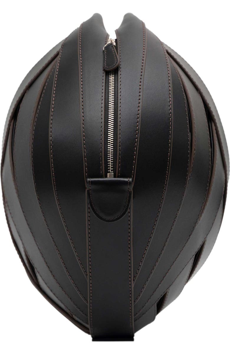 PERRIN PARIS Le Panier Handbag Classic, Alternate, color, Black / Espresso