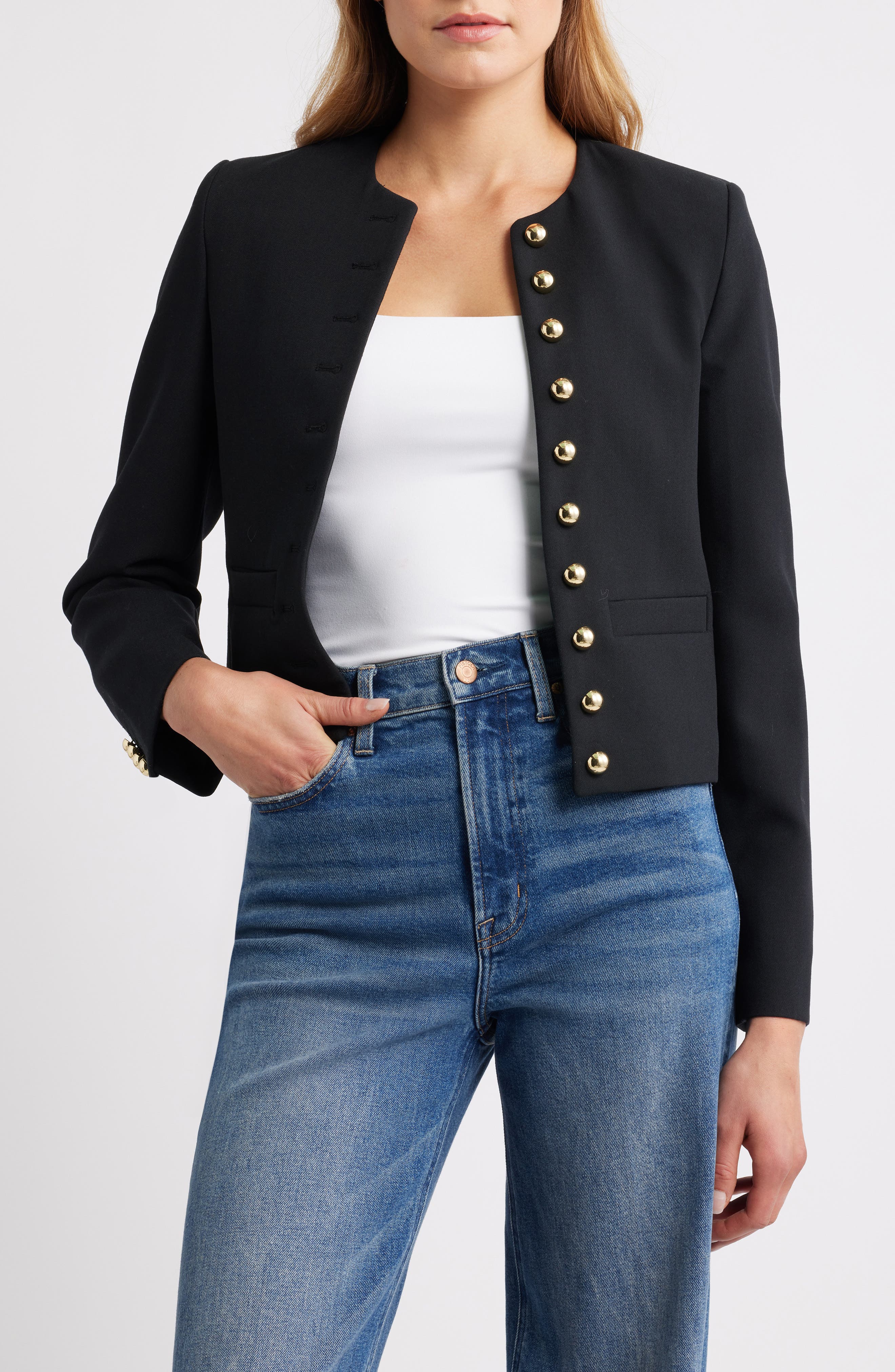 MANGO Grace Crop Jacket