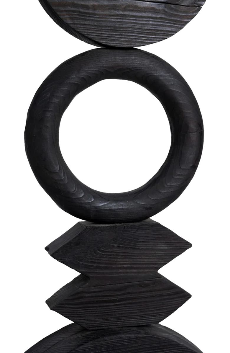 Meso Goods Arco Wood Sculpure, Alternate, color, Black