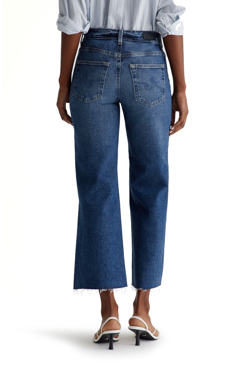 Saige Stretch Raw Hem Crop Wide Leg Jeans, Alternate, color, 13 YEARS CRUISE