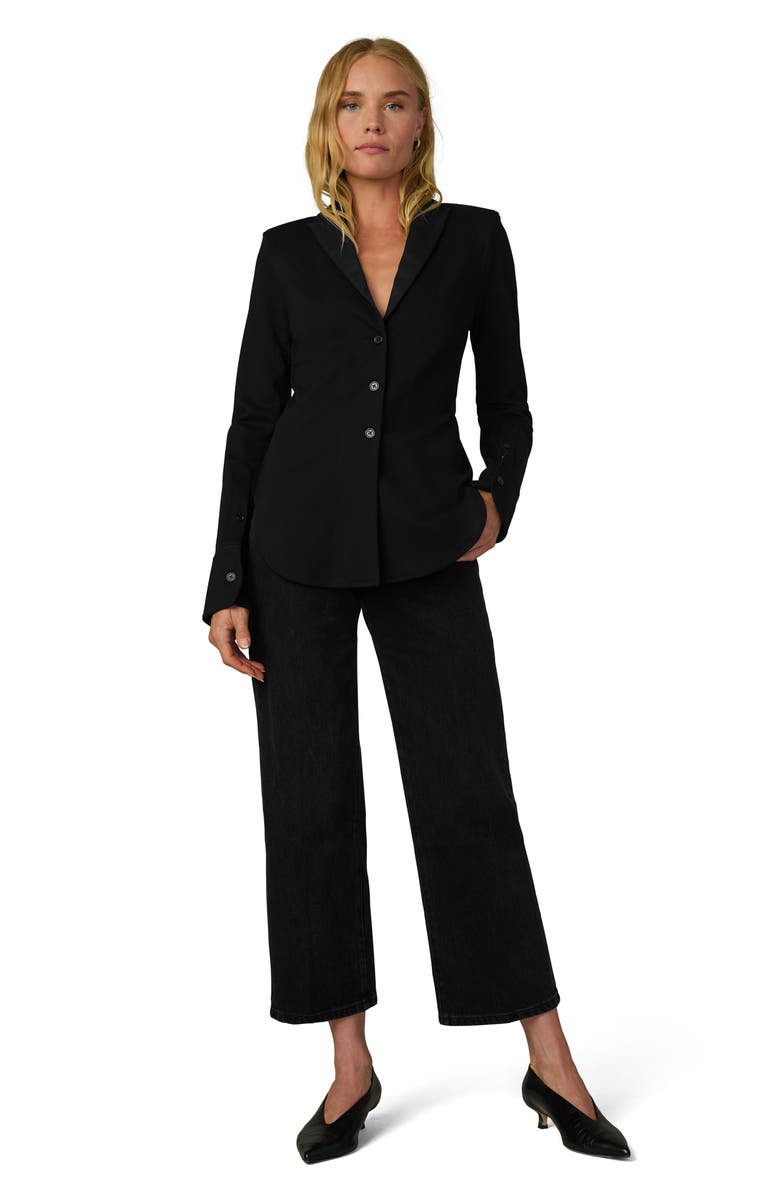 Joe's Jeans The Clara Cinched Blazer, Alternate, color, Black