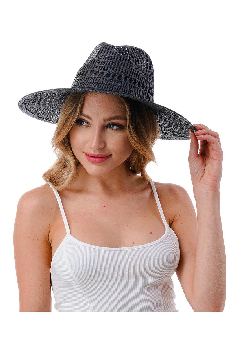 MARCUS ADLER Classic Straw Hat, Main, color, 