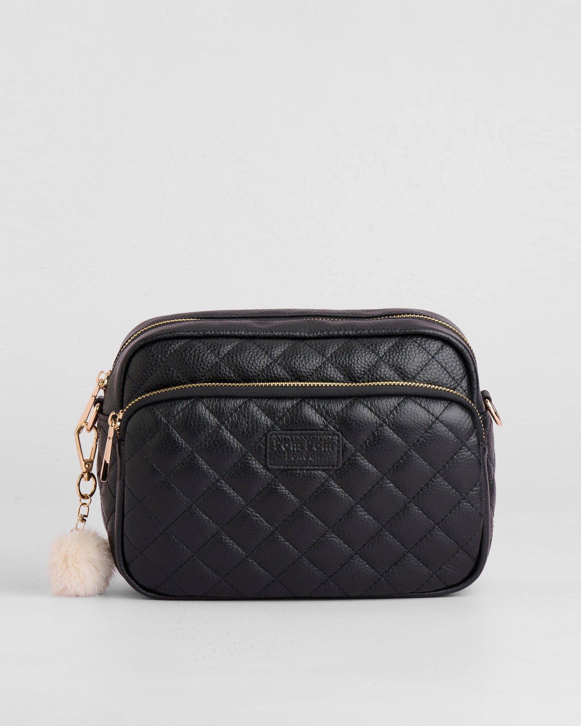  Black Quilted