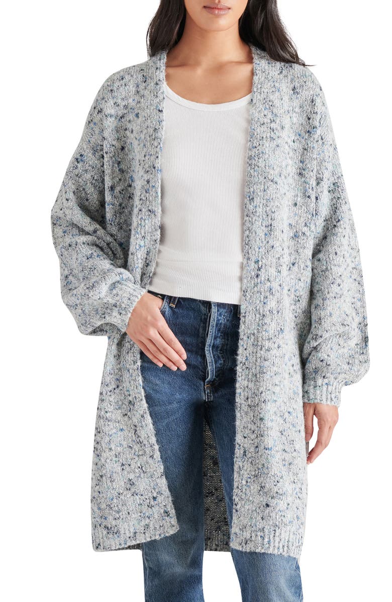 Steve Madden Emmie Longline Cardigan, Main, color, 
