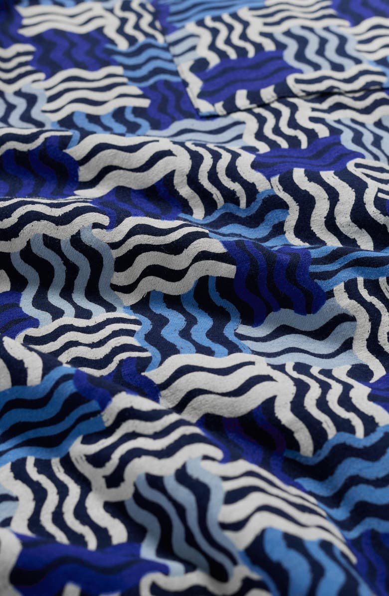 Seasalt Cornwall Bowithick Cotton Jersey Tunic, Alternate, color, Weaving Waves Yacht