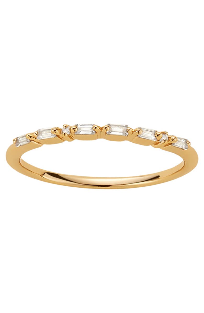 MADE BY MARY Mama Morse Code Ring, Main, color, Gold Vermeil