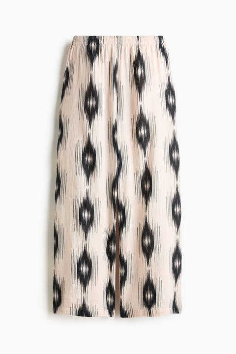 Straight Muslin Trousers